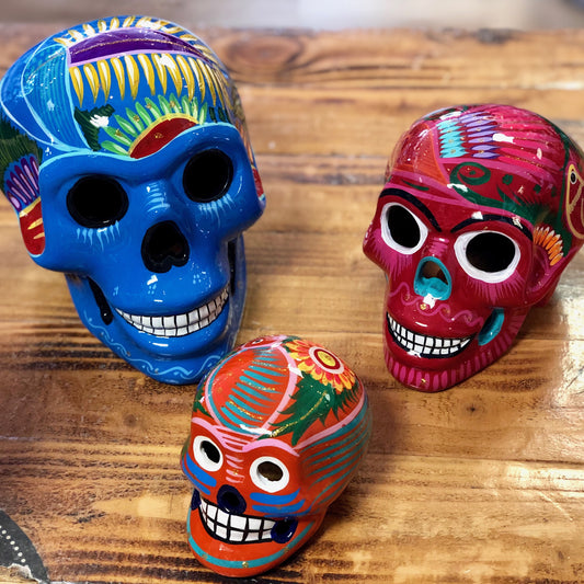 Ceramic Sugar Skull - CJ Gift Shoppe